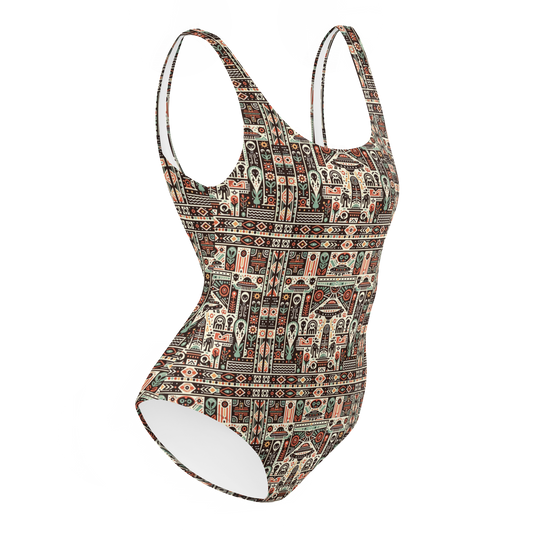 Mayan Fever Dream: A Sighting One-Piece Swimsuit