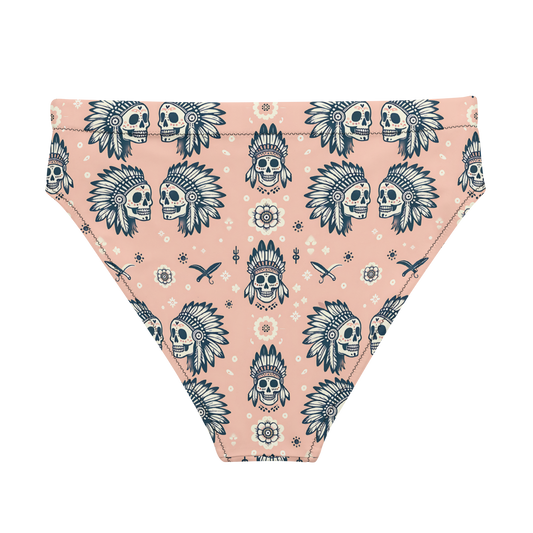 Warrior Calavera: Sunset Ceremonies High-Waisted Bikini Bottom