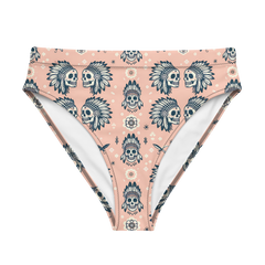 Warrior Calavera: Sunset Ceremonies High-Waisted Bikini Bottom