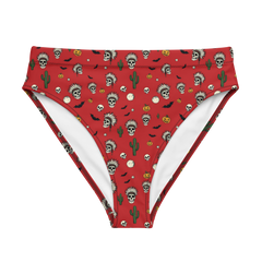 Sugar Skulls: Hallowed Ground High-Waisted Bikini Bottom