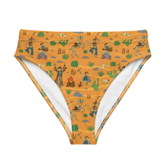 Bones and Embers: Vaquero’s Last Dance High-Waisted Bikini Bottom