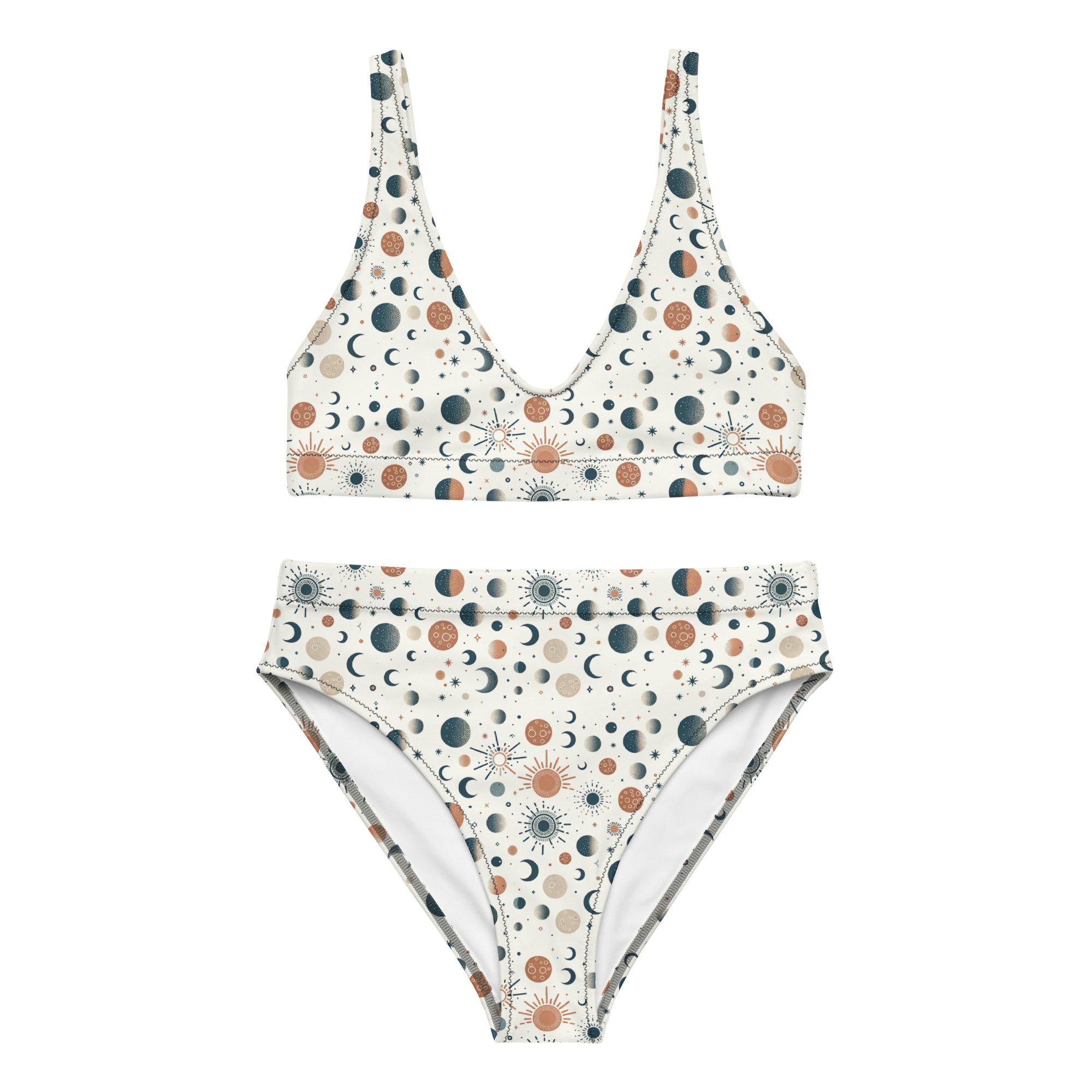 Solar Flare Sunburst Radiance HighWaisted Bikini Texas Eclipse