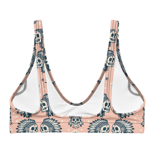 Warrior Calavera: Sunset Ceremonies High-Waisted Bikini Top