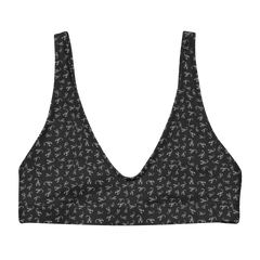 Pale Sting: Stamped Scorpion High-Waisted Bikini Top