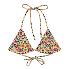 Calavera Dreams: Dia de los Muertos String Bikini Top