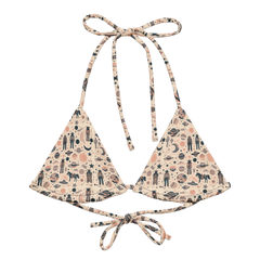Cosmic Wrangler: Western Space Cowboy String Bikini Top