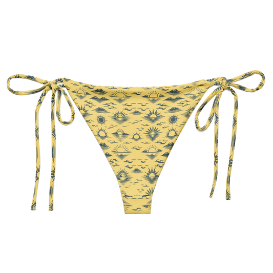 Desert Mirage: Sandstorm Ridge String Bikini Bottom