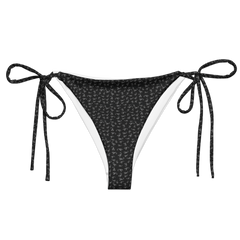Pale Sting: Stamped Scorpion String Bikini Bottom