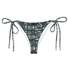 Wild Ride: Broncs, UFOs, and Cactus Skies String Bikini Bottom