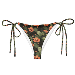 Nocturnal Nopal: Cactus Blooms String Bikini Bottom