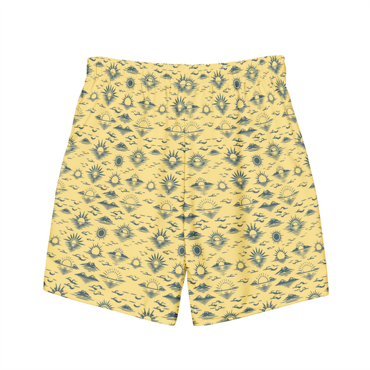 Desert Mirage: Sandstorm Ridge Swim Trunks