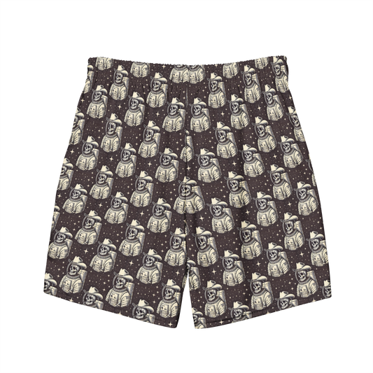 Space Renegade: Astronaut Calavera Outlaw Swim Trunks