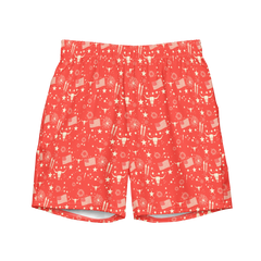 Starry Steer: An American Icon Swim Trunks