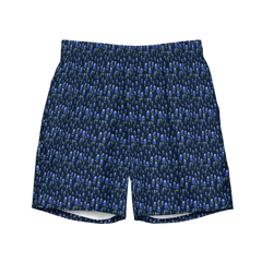 Wildflower Blues: Lone Star Bluebonnet Swim Trunks