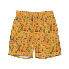 Bones and Embers: Vaquero’s Last Dance Swim Trunks