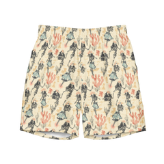 Bone Aloha: Desert Hula Swim Trunks