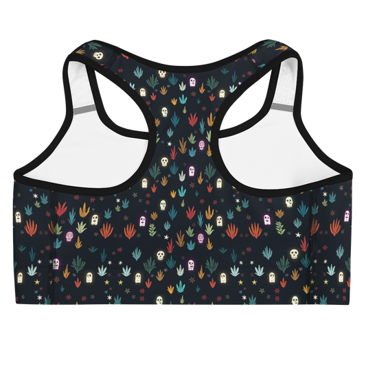 Ghostly Agave: Glowing Sports Bra