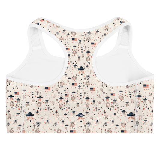 Patriot Wings: A Familiar Celebration Sports Bra