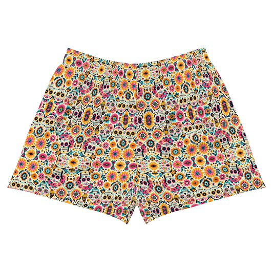 Calavera Dreams: Dia de los Muertos Athletic Shorts