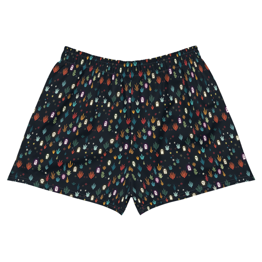 Ghostly Agave: Glowing Athletic Shorts