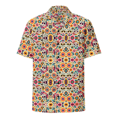 Calavera Dreams: Dia de los Muertos Button-Up Shirt