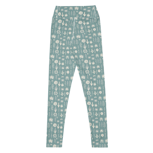 Saguaro Sunset: Hawaiian Nights in the Desert Leggings
