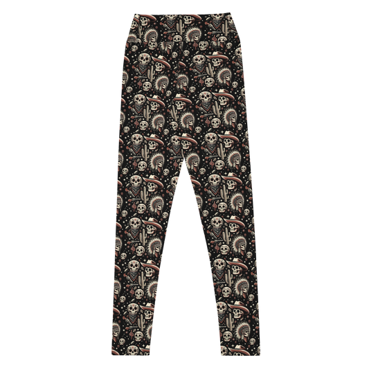 Renegade Revel: Outlaw Skull Leggings