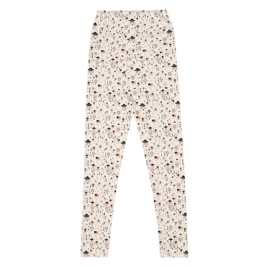 Patriot Wings: A Familiar Celebration Leggings