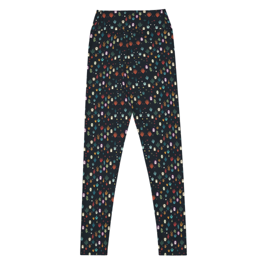 Ghostly Agave: Glowing Leggings