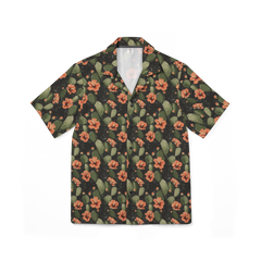 Nocturnal Nopal: Cactus Blooms Performance Hawaiian Shirt