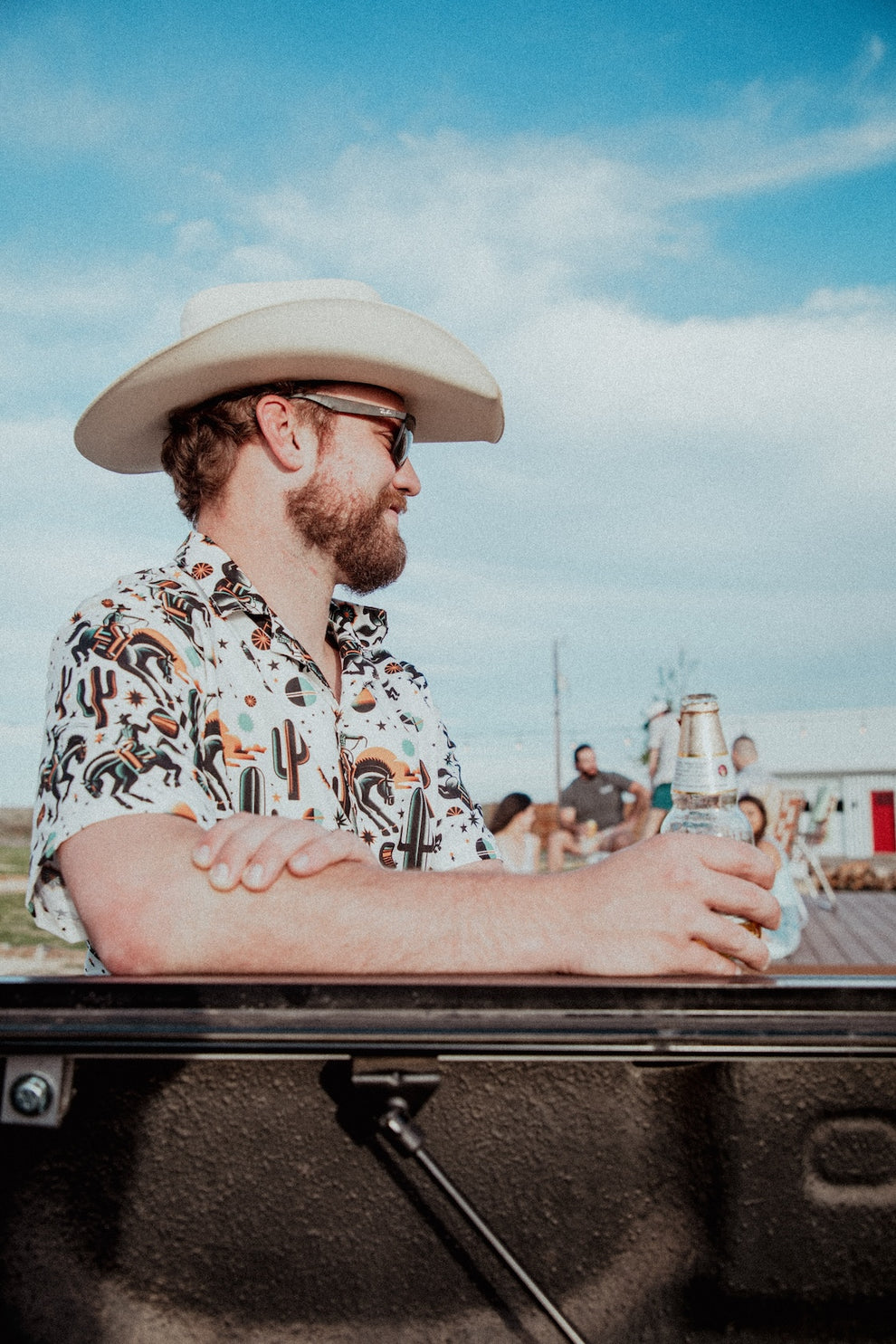 Cosmic Rodeo: Bucking Space Bronco Button-Up Shirt – Texas Eclipse ...