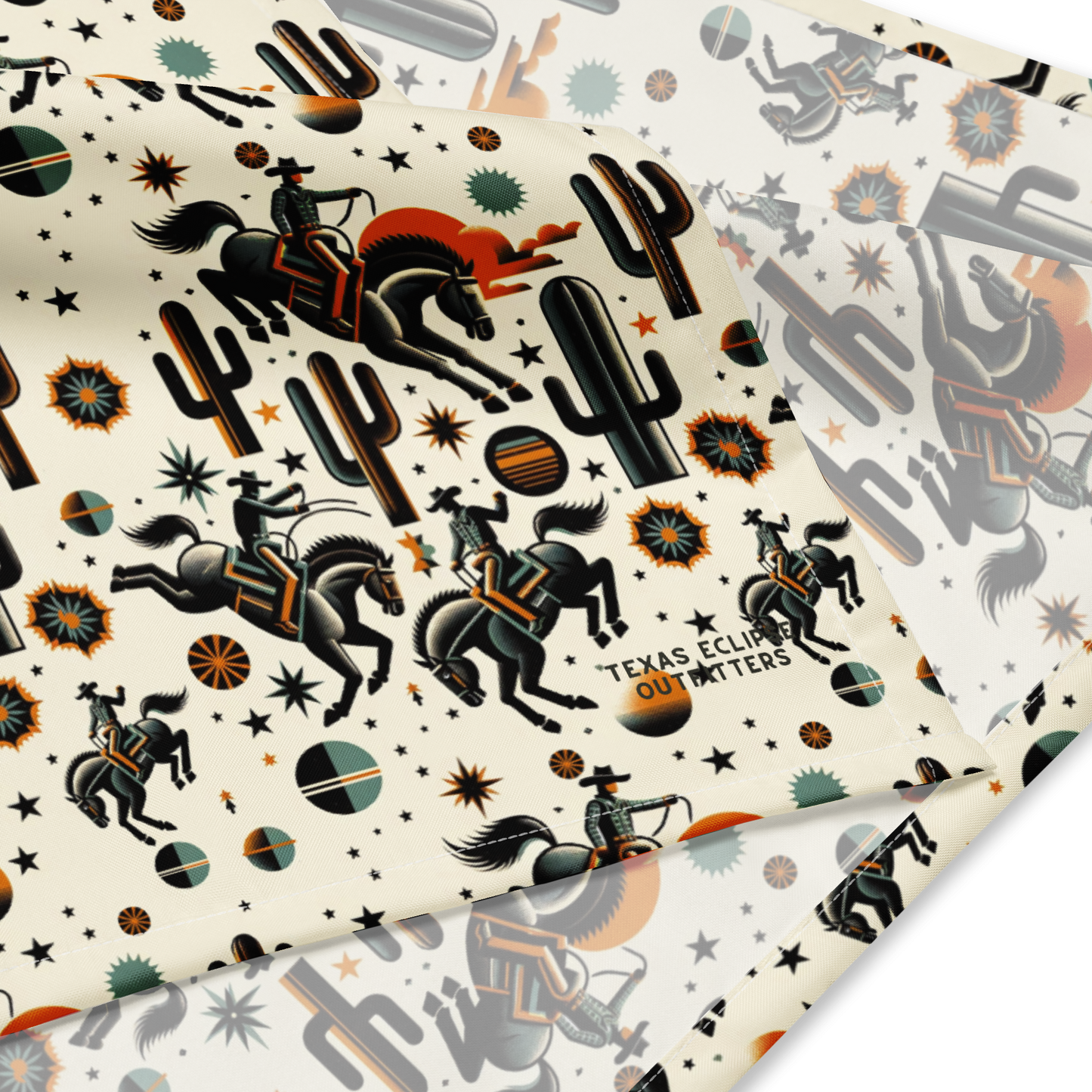 Cosmic Rodeo: Bucking Space Bronco Bandana