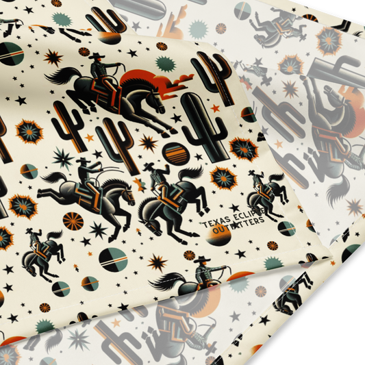 Cosmic Rodeo: Bucking Space Bronco Bandana