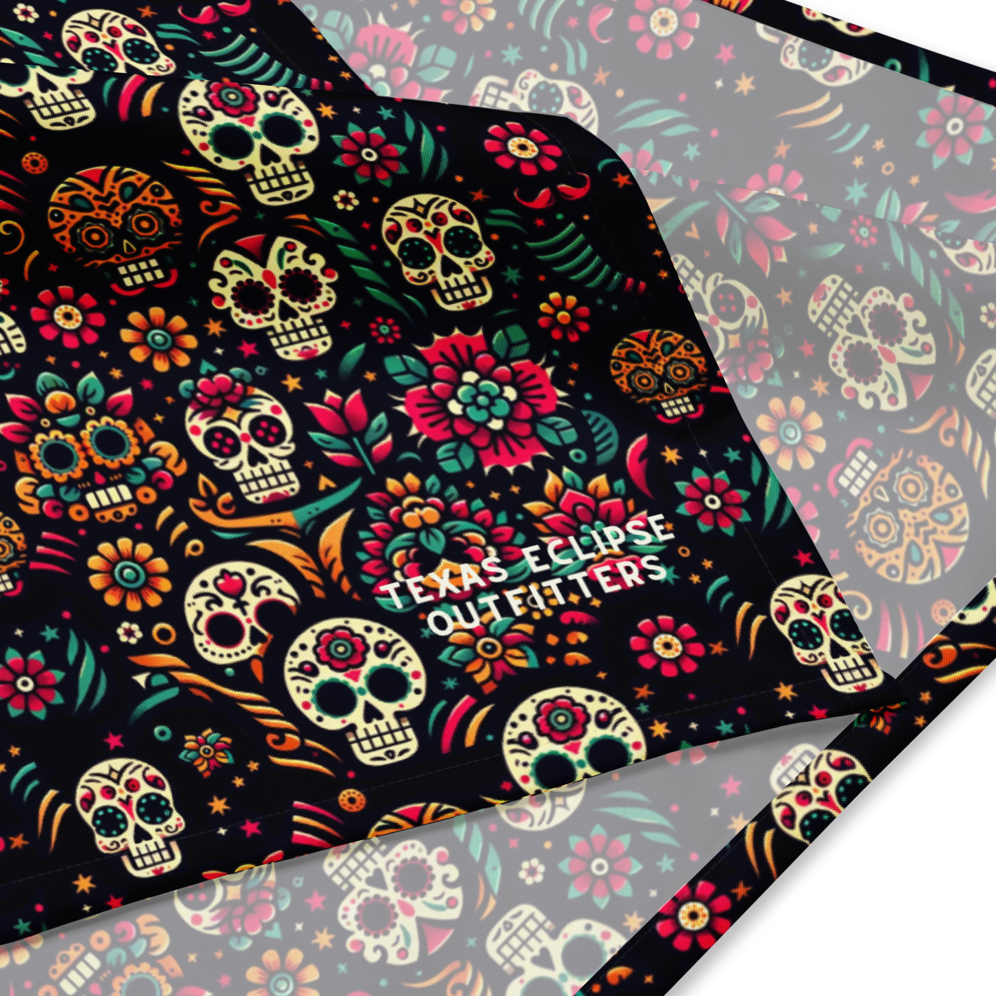 Night Calavera: Dark Skulls Bandana