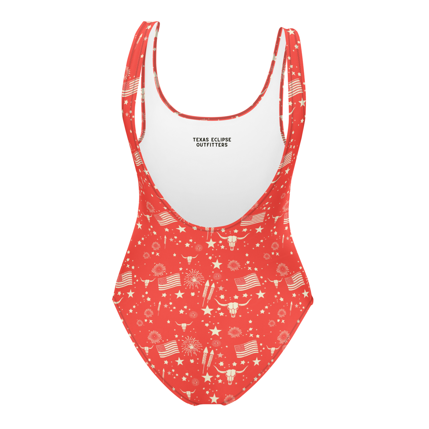 Starry Steer: An American Icon One-Piece Swimsuit