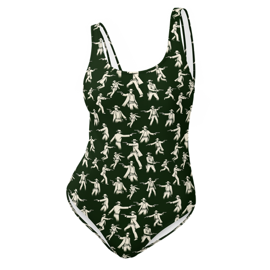 Big Iron: West Texas Outlaw One-Piece Swimsuit
