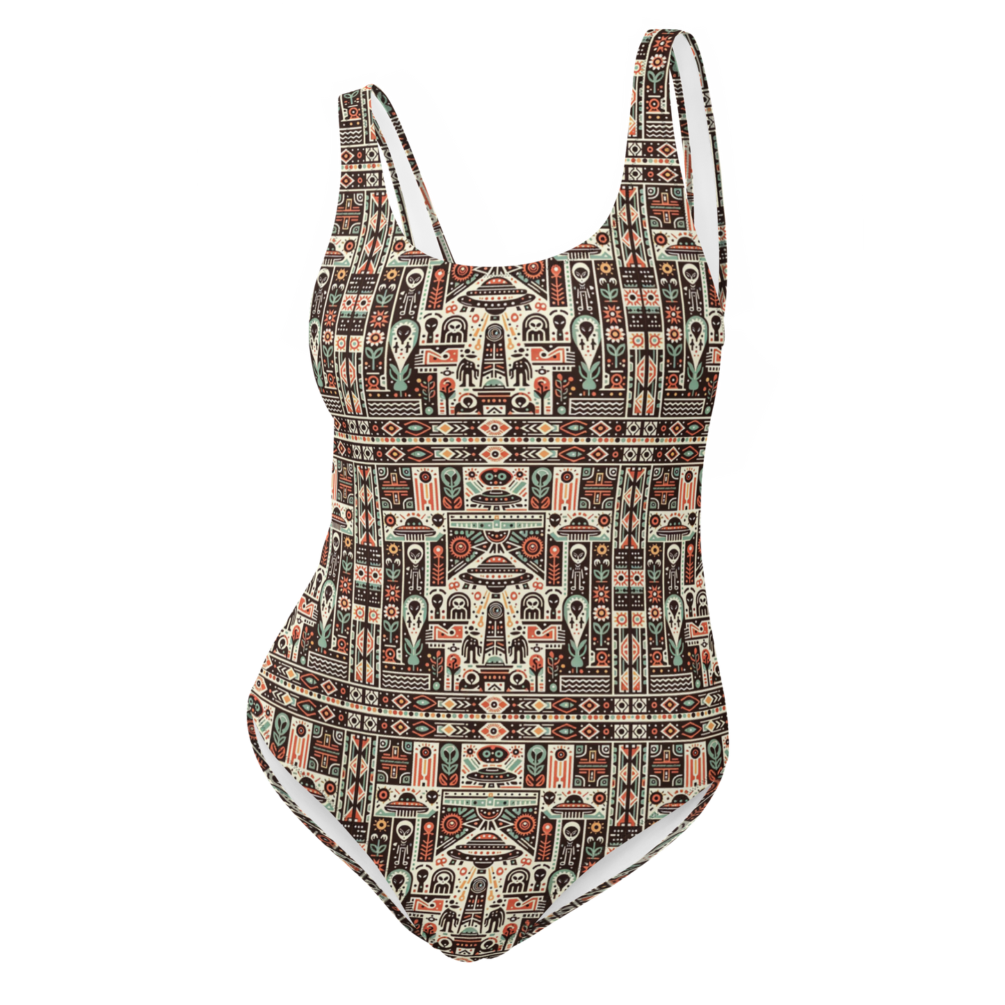 Mayan Fever Dream: A Sighting One-Piece Swimsuit