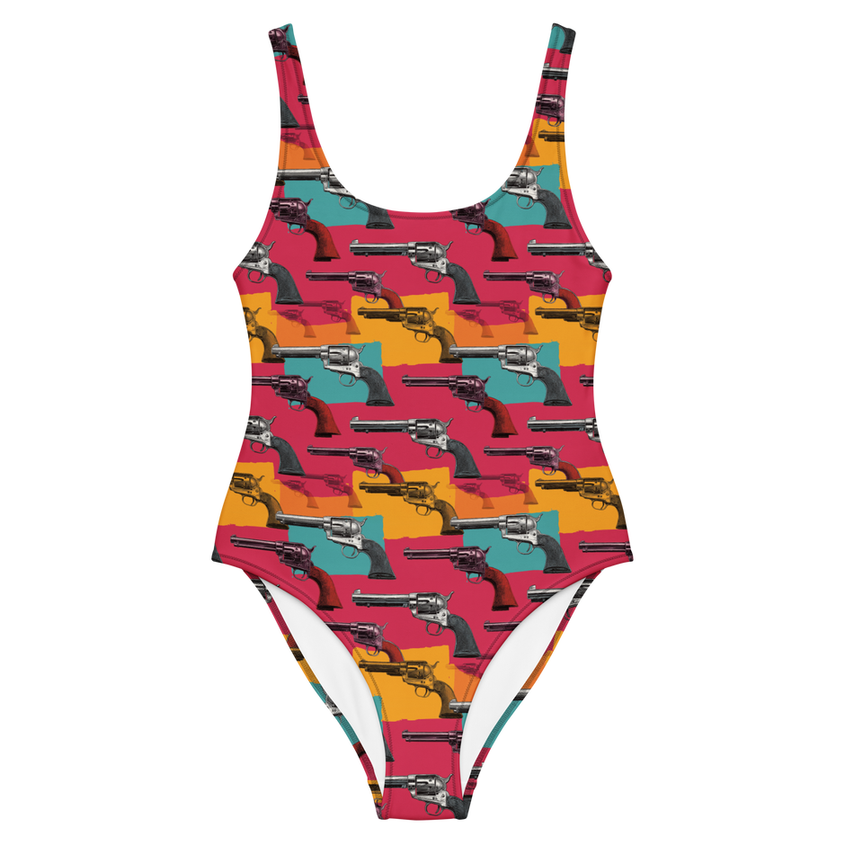 Outlaw Static: Neon Gunfight String Bikini Top