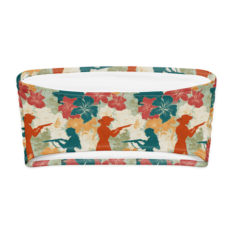 Hibiscus Draw: Gunfighter Showdown Bandeau Bikini Top