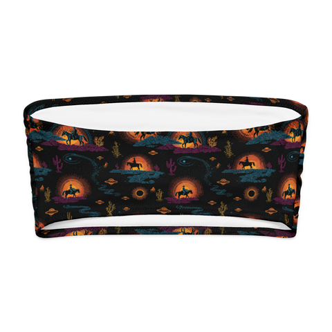Neon Eclipse: Old Western Bandeau Bikini Top