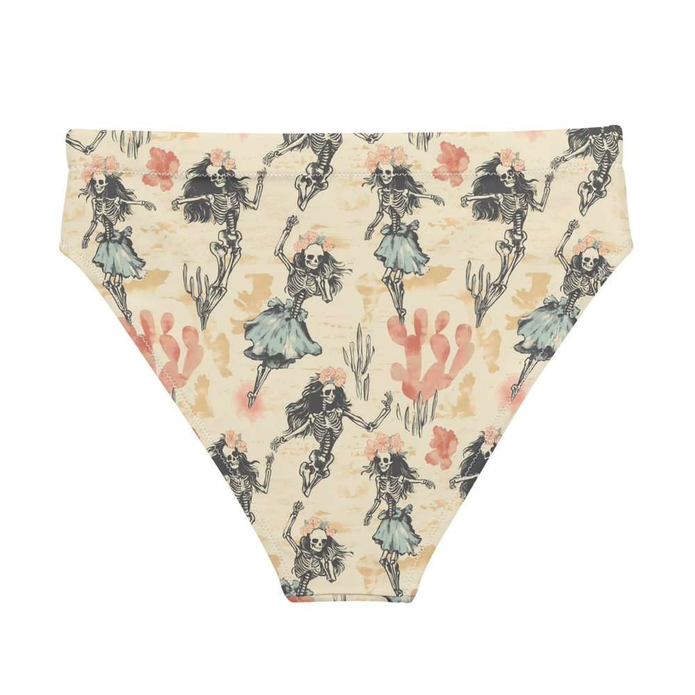Bone Aloha: Desert Hula High-Waisted Bikini Bottom
