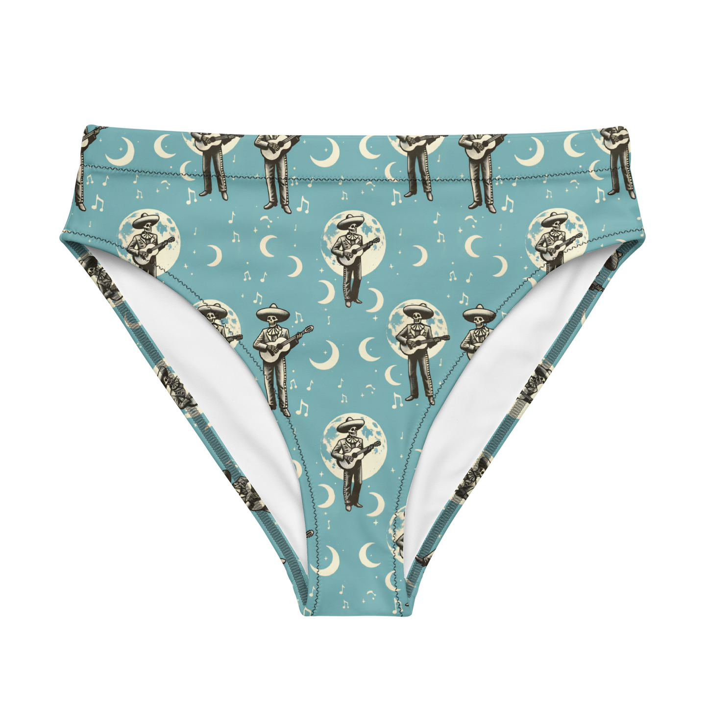 Moonlight Mariachi High-Waisted Bikini Bottom