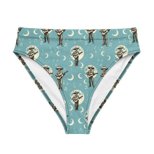 Moonlight Mariachi High-Waisted Bikini Bottom