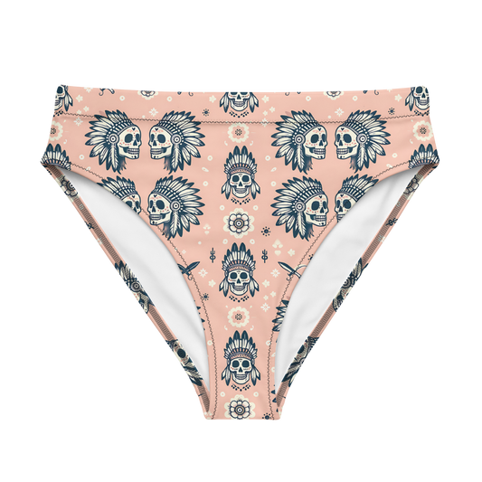 Warrior Calavera: Sunset Ceremonies High-Waisted Bikini Bottom