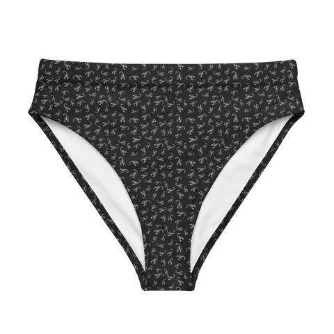 Pale Sting: Stamped Scorpion High-Waisted Bikini Bottom
