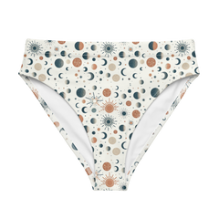 Solar Flare: Sunburst Radiance High-Waisted Bikini Bottom