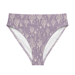 Ocotillo Sunrise: West Texas Blooms High-Waisted Bikini Bottom