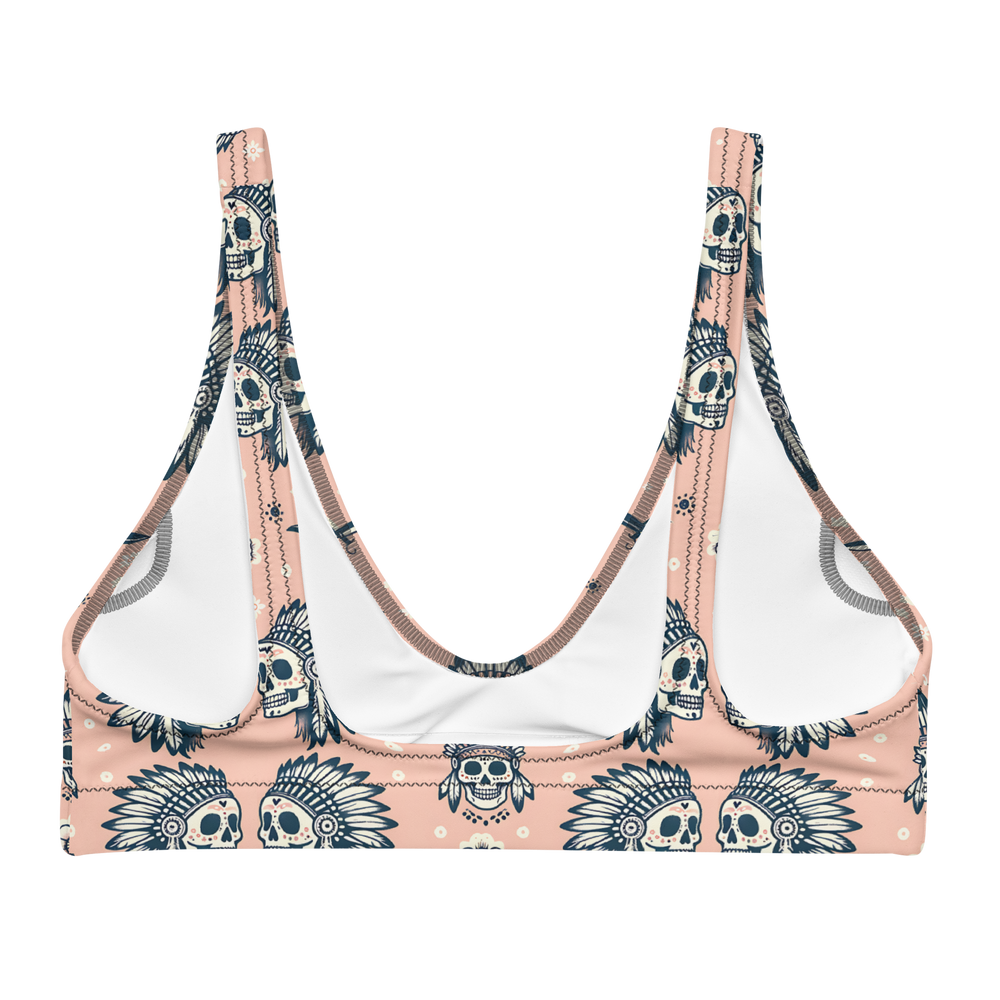 Warrior Calavera: Sunset Ceremonies High-Waisted Bikini Top