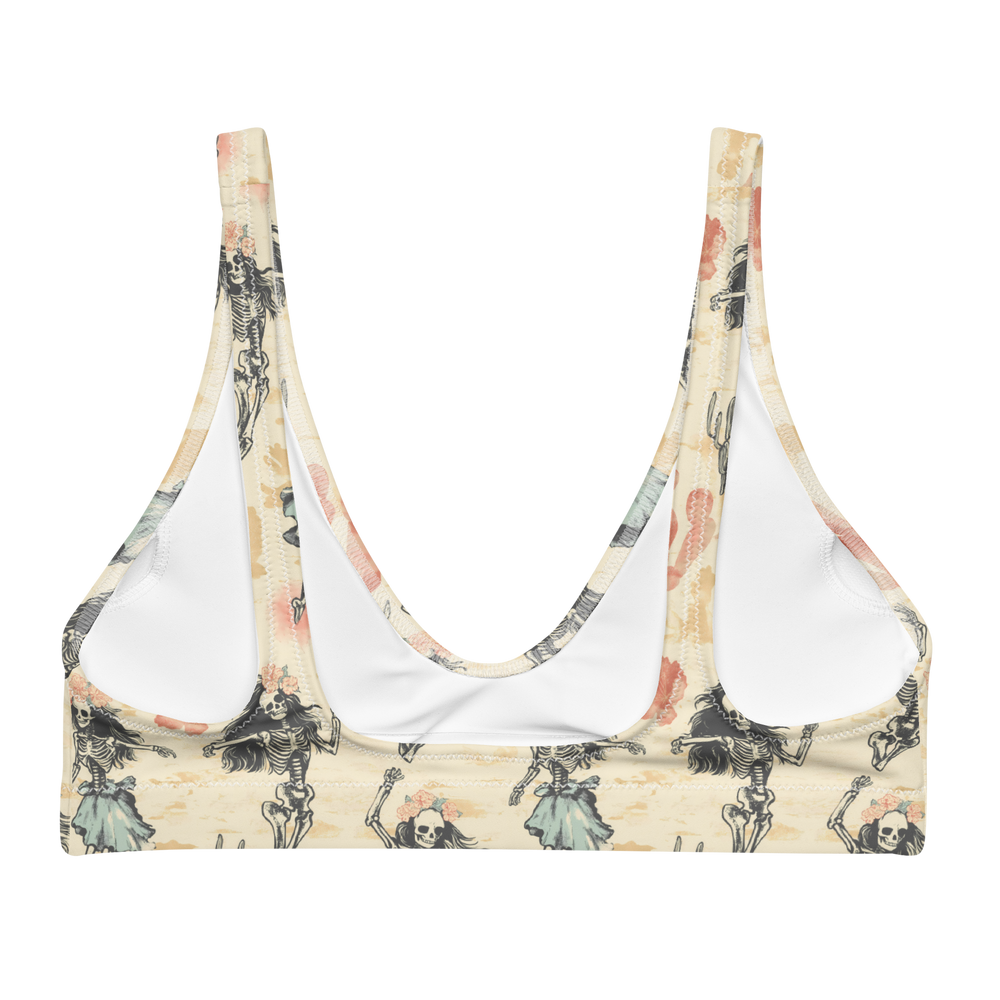 Bone Aloha: Desert Hula High-Waisted Bikini Top
