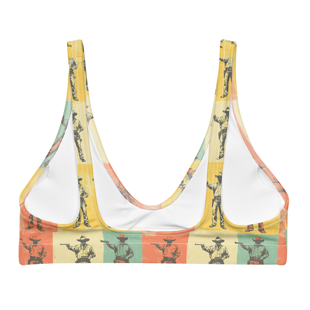 High Noon Holdup: Gunfighter Showdown High-Waisted Bikini Top